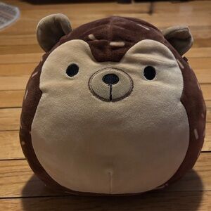 Cute Brown Hedgehog Squishmallow Toy